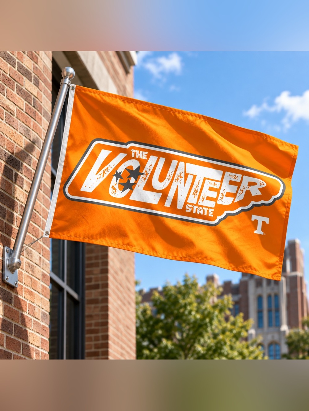 NWOT WinCraft Orange Tennessee Volunteers Large Deluxe Fan Flag NCAA Sports